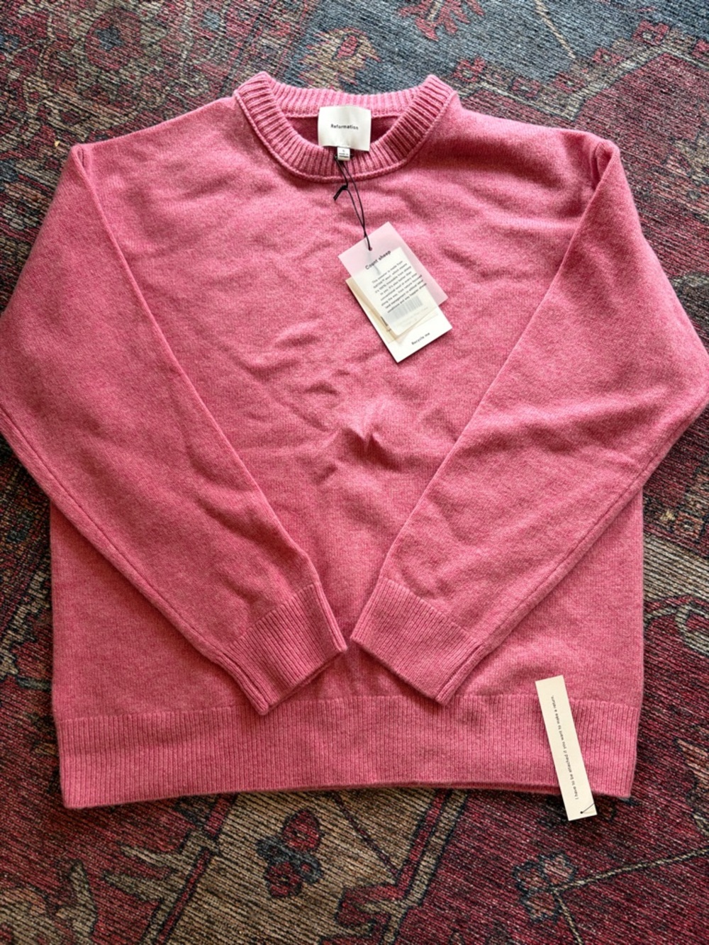 Reformation Fabian Regenerative Wool Crew Sweater